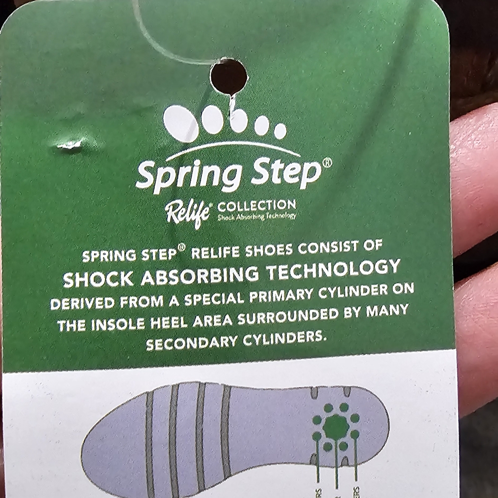 Spring Step Black and Green Insole - Picture 5 of 9